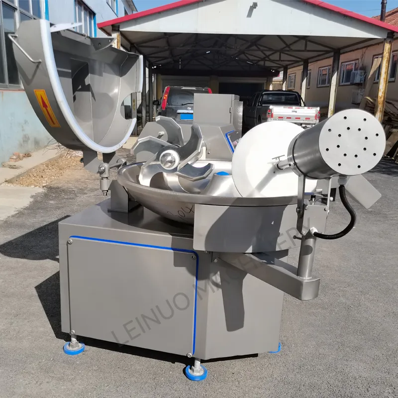 ZB-125 high speed chopping machine 3000 RPM automatic temperature control sausage balls processing efficient equipment - Bowl Cutter - foodmachtech
